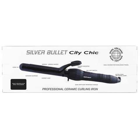 Silver Bullet City Chic Triple Barrel Curling Iron