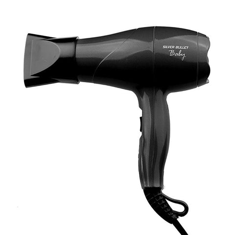Silver Bullet Metallic Baby Travel Dryer Black