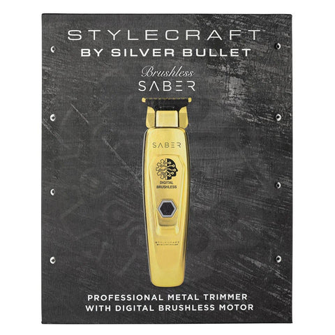 StyleCraft by Silver Bullet Saber Hair Trimmer - Gold 900923