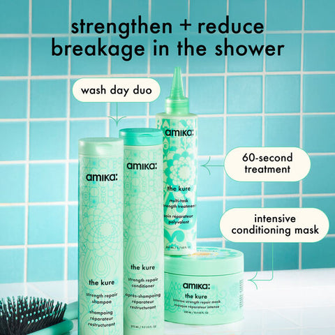 Amika The Kure Intense Strength Repair Shampoo 275ml