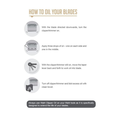 Wahl Blade Oil 60ml Clipper Oil Wahl