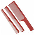 BaBylissPRO Barberology Comb Set 3pc - Red BaBylissPRO