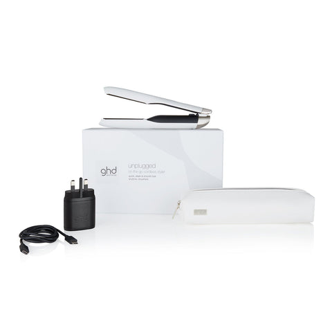 ghd Unplugged Cordless Hair Straightener in Matte White