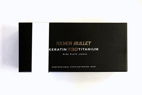 Silver Bullet Keratin Titanium 230 Silver WIDE Hair Straightener