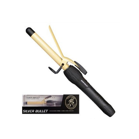Silver Bullet Dual Voltage Curling Iron Gold Ceramic Curlers