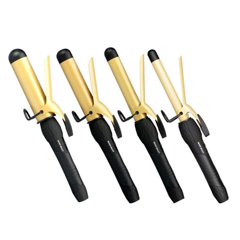 Silver Bullet Dual Voltage Curling Iron Gold Ceramic Curlers